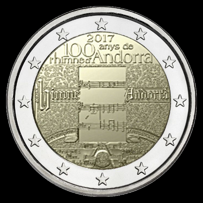 Monedas de euro de Andorra 2017