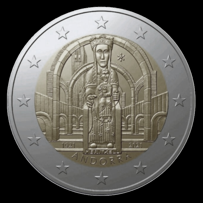 Monedas de euro de Andorra 2021
