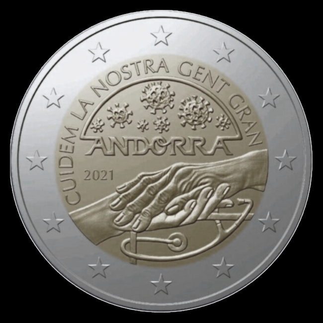 Monedas de euro de Andorra 2021