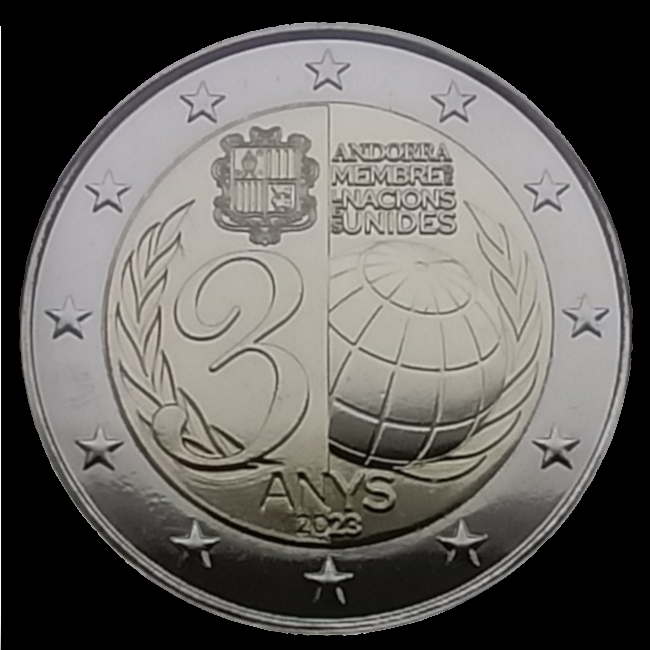 Monedas de euro de Andorra 2023