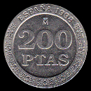 Monnaies de 200 Pesetas