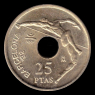 Coins of 25 Pesetas