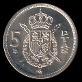 Monnaies de 5 Pesetas
