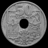50 Centimes Stato Spagnolo