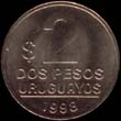 2 pesos uruguayos reverso