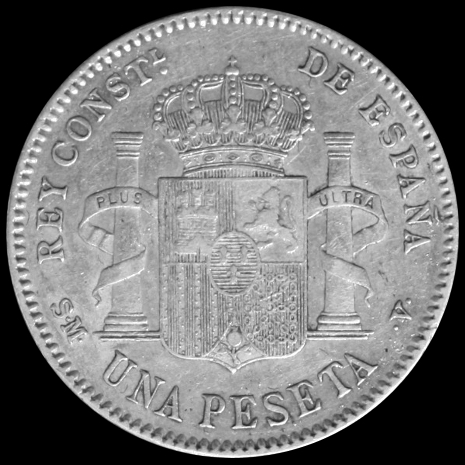 1 pesetaAlfonso XIII