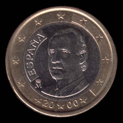 1 euro Juan Carlos I
