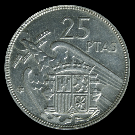 25 pesetasEstado Espaol